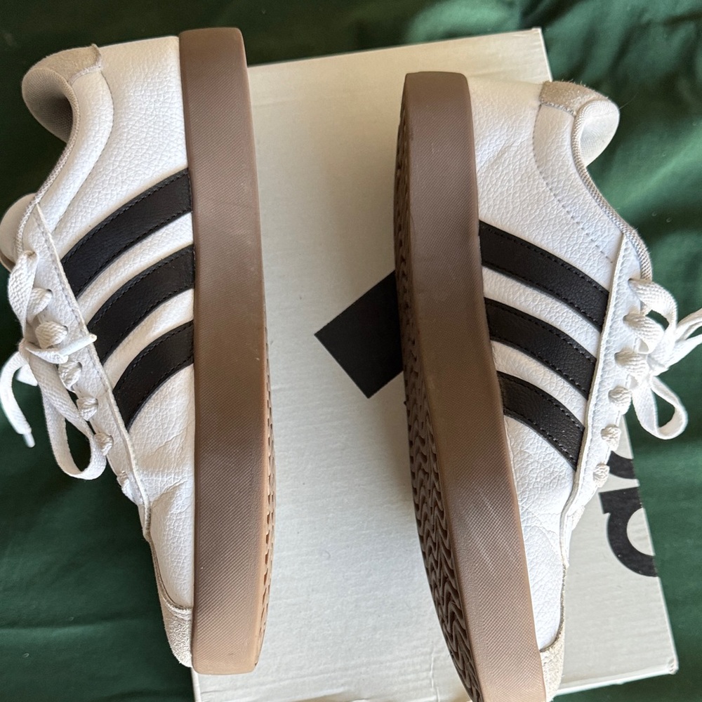 Adidas VL Court 3.0 White Sneakers - Picture 8 of 9